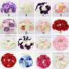 Anpassa 35/40 / 50cm Gypsophila Hortensia Rose Artificial Flower Ball Garland Wreath Party Wedding Centerpieces Table Dekoration 211108