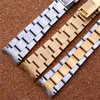 WatchBand 20mm 21mm Band Strap 316L Pulpetíssura de aço inoxidável Acessórios de relógio de prata de prata Man Watchstrap para 6285765