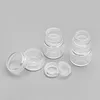 1 3 5 10 20 30 Gram Jars Cosmetic Sample Empty Container 5ML Plastic Round Pot Screw Cap Lid Small Tiny 5G Bottle for Make Up3580708