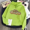 Damen-Kapuzenpullover, Damen-Sweatshirts, Hallo Herbst, Herbstkleidung, Buchstaben-Druck-Sweatshirt, Damen, 2022, Start, Geschenk, Grafik, Schwarz