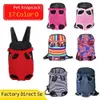 Pet Filhote de cachorro Cão Malha de Malha Carry Pack Backpack Front Carrier Viagem Tote Saco de Ombro Sólido Arco-íris Listrado Pets Pack Pacote Portátil Andar Ao Ar Livre Bagsg703325