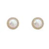 Kolczyki stadnorskie 2021 Trend mody koreańsko-letnie prostota wysokiej klasy perła dla kobiet luksusowa biżuteria hurtowa