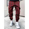 Hip Hop Impressão Calças Homens Calças Moda Streetwear Sweetpants Para Homens Jogadores High Street Loose Cargo Calças Homens 210406