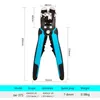 Crimper Cable Cutter Automatic Wire Stripper Multifunctional Stripping Tools Crimping Pliers Terminal 0.5-6.0mm tool Kit 211110