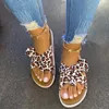 le donne scarpe il colore del leopardo