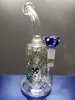 Bong narguilés dab rig verre recycleur fumer pipe à eau couleurs verre bong joint taille 14.4mm cheechshop