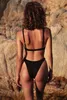 Womens Swimsuits 2-piece Brazilian Top Thong Bikini Set High Cut Bathing Anzüge Cheeky Badebekleidung