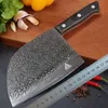 Nouveau couteau de boucher FULL TANG de 7 pouces, couteaux de chef chinois polyvalents, couperet à viande en acier inoxydable à haute teneur en carbone, lame robuste avec emballage de boîte de vente au détail