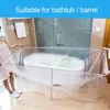 Badaccessoire set 20 stks verdikte wegwerpbaar badkuip cover tas Family el Health Tub Film Home Decor Salon huishoudelijk voering Clear