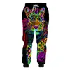 Pantalons pour hommes 2021 printemps été flamme tigre Fitness pantalons de sport impression 3D décontracté course entraînement livraison directe