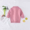 Ankomst Girl Sweater Barnkläder Kaninmönster Stickade Baby Girls Pullover Knitwear 1-5t Kids 211104
