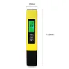 Tillbehör Pool Tillbehör PH Meter Tester Hög Precision Vattenkvalitet Testmått Mätområde Lämpligt för Aquarium Swimming Digital LCD #