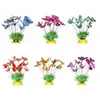 72pcs Pink Butterfly Stakes Outdoor Yard Planter Bloempot Bed Garden Decor Potten Decoratie Decoraties2405285