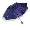 Umbrella creative female sun Multicolor custom logo three fold protection folding advertising rain treasure Parasol 100*65cm