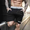 Mens cotton shorts 2018 New Casual Fashion Gyms Fitness Bodybuilding short pants Male Jogger Knee Length Drawstring Sweatpants H1210