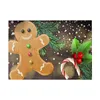 Christmas Decorations Climbing Mat Carpet 60*90cm Cartoon Home Ottoman Door Navidad Merry For