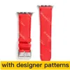 Designer Straps WatchBands Watch Band 41mm 45mm 42mm 38mm 40mm 44mm Iwatch 2 3 4 5 6 7 Bands läderband Armband Fashion