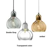 Hängslampor nordiska glas ljuskronor heminredning lampor för sovrum vardagsrum kök e27 hängande ledlampa