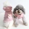 est Vestiti per animali domestici Vendita diretta in fabbrica Vestiti per cani super caldi Vestiti di cotone rosa caldo per cani Giacca invernale per cani Costume per cani 211013