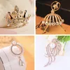 Bow Rhinestone Flower es For Women Large Bowknot Brooch Simple Fashion Jewelry Wedding Pin Corsage Accessories