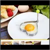 Outils Cuisine, Salle À Manger Bar Maison Jardin Drop Delivery 2021 Acier Inoxydable Fried Star Heart Shaper Pancake Moule Creative Flower Frying Egg M