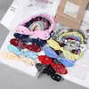 Frauen Böhmen Bands Druck Stirnbänder Retro Zubehör Kreuz Turban Bandage Bandanas Haarband Headwrap Sommer Headwear