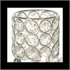 Détenteurs H7Cmw7Cm Navire Verre Cristal Bougeoir De Mariage Pièce Maîtresse Décoration De La Maison Bu44B Pqwax