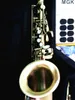 Mark vi alto saxofoon antieke koperen simulatie EB E platte sax professionele muziekinstrument messing parel knoppen met riet cases Gratis
