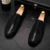 Våren män loafers skor rhinestone prom designer klänning bröllop oxford lägenheter US storlek: 6,5-9