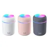 Bilfuktare 300 ml USB Ultraljud Dazzle Cup Arom Diffuser Cool Mist Maker Air Firidifier Purifier med romantisk ljus288b