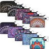 Mandala Small Coin Boho Change Purse Pouch Mini Wallet Storage Bag with Zipper Exquisite Present for Women Girls RRA12233
