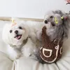 Vêtements en peluche de bouton en trois couleurs d'automne et d'hiver, vêtements de chat, fournitures pour animaux de compagnie, chiens