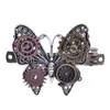 Hårklämmor Barrettes Butterfly Spring Clip Accessories Fashion Jewelry Gear Alloy Metal Women Punkhair Barretteshair