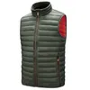 Gilet leggero da uomo Piumini Cappotti Fashion Trend Antivento Warm Up Stand Neck Puffer Jacket Designer Inverno Maschile Casual Gilet Puff Giacche