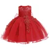2021 дети TUTU день рождения Princess Party платье для девочек младенческие кружевные детские подружки невесты элегантное платье для девушки детские девушки одежда G1129