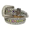 Fashion Luxe Western Crystal с шипами Riem Cowgirl Bling Belt For Women Men Cinto de Strass7469933