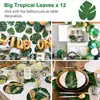 106 stks Dierlijke Ballonnen Garland Arch Kit Jungle Safari Thema Feestartikelen Kinderen Verjaardagsfeestje Baby Shower Ballon Decoraties 210719