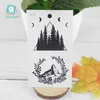 Beauty Planet Pine Tree Temporary Tattoo Waterproof Tatoo Sticker Triangle Wave Body Art Arm Or Head Nice Pattern