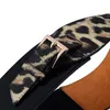 Paski Fajarina Leopard Patent Cowhide skórzana ma'am elastyczna siła zapałka dekoracja pasa do dekoracji pasa dla kobiet LDFJ045