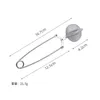Top Quality Tea Infuser Stainless Steel Kitchen Tools Sphere Mesh Strainer Coffee Herb Spice Filter Diffuser Handle Ball FHL314-WY1646