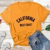 California West Summer T Shirt Women Manga corta Tshirt Funny Thirt Mujer Camiseta de algodón Camiseta Femme Camisetas MUJER 210722