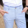 Męskie spodnie bielizny mężczyźni klasyczny moda 2022 Ubierz szczupłe ubrania robocze Busines