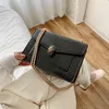 Chain Shoulder Bag Crossbody Bags for Women 2021 Trend Crocodile Pattern PU Leather Luxury Designer Brand Purses Ladies Handbags