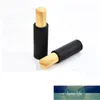 30ML~100ML Perfume Mist Spray Bottle Matte Black Refillable Cosmetic Glass Emulsion Lotion Pump With Wooden Pattern Lid