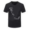Erkek Mektup Baskı T Shirt 3D Moda Tasarımcısı Yaz Yüksek Kalite Üst Kısa Kollu Tee Erkek S Giyim Lüks Giysileri Paris Street Teesm-3XL # 97