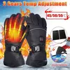 Gants de cyclisme hiver batterie électrique chauffage chauffé Moto course équitation écran tactile alimenté Guantes Moto