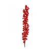 Dekorativa Blommor Kransar Berry Konstgjorda Blomma Fake Red Berries Julgran Årets inredning Dekoration för hem # P3