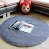 Ruledgee FuluffyラウンドAlfombra for Living Room Faux Fur Carpetキッズ寝室ぬいぐるみシャギーコンピュータチェア調度エリアラグマット