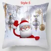 Cushion/Decorative Pillow 2021 Merry Christmas Snowman Sofa Car Bed Cute Case Bedroom Decoration Santa Claus Cushion Cover HomeDecor