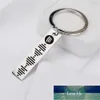 Personalized Music Spotify Scan Code Keychain For Women Men Stainless Steel Keyring Custom Laser Engrave Spotify Code Jewelry Factory price expert design Quality